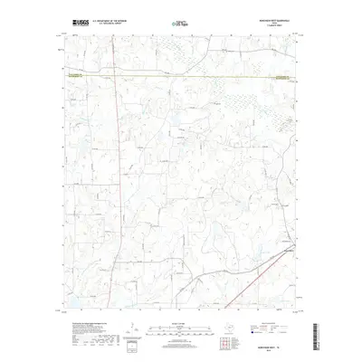 2019 Map of Murchison West, 2019 Print