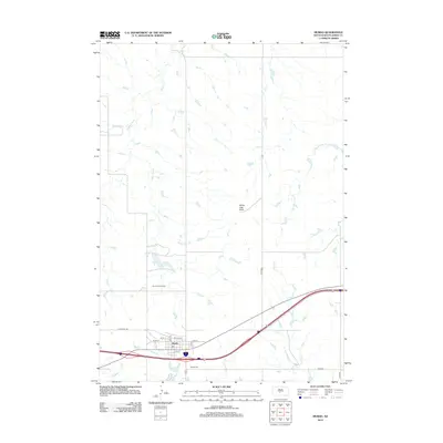 2012 Map of Murdo, 2012 Print
