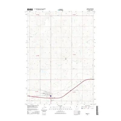 2015 Map of Murdo, 2015 Print