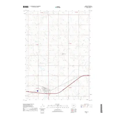2017 Map of Murdo, 2017 Print