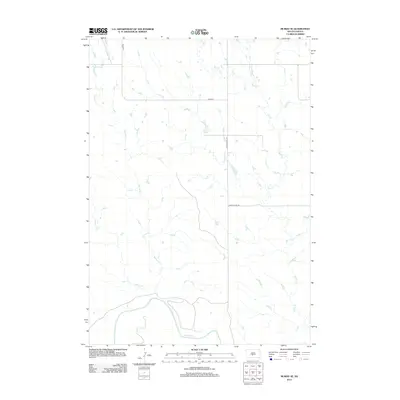 2012 Map of Murdo SE, 2012 Print