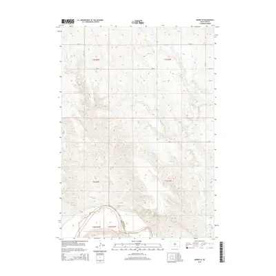 2015 Map of Murdo SE, 2015 Print