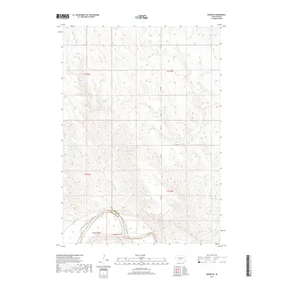 2017 Map of Murdo SE, 2017 Print