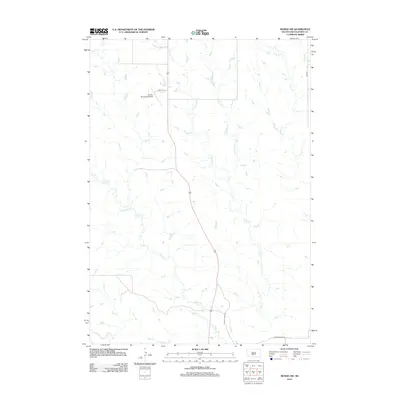 2012 Map of Murdo SW, 2012 Print