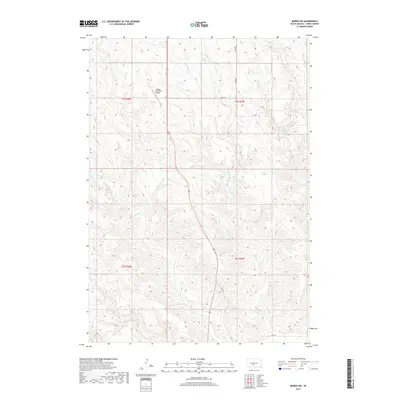 2017 Map of Murdo SW, 2017 Print