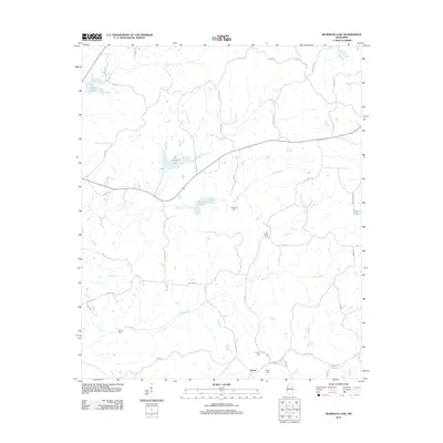 2012 Map of Murdock Lake, 2012 Print
