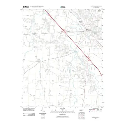 2010 Map of Murfreesboro, 2010 Print