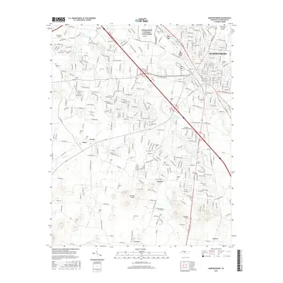 2016 Map of Murfreesboro, 2016 Print