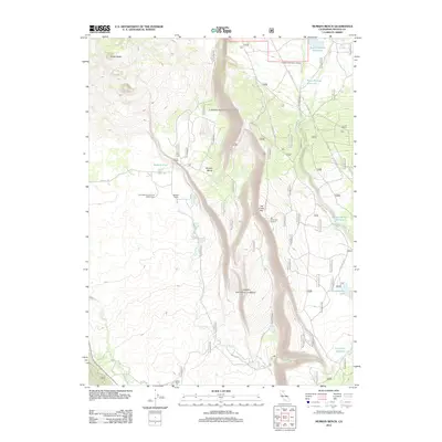 2012 Map of Murken Bench, 2012 Print