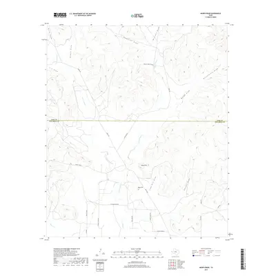2019 Map of Murph Draw, 2019 Print