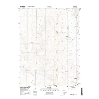 2014 Map of Murphy Ridge, 2014 Print