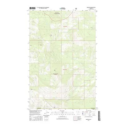 2017 Map of Murr Peak, 2017 Print