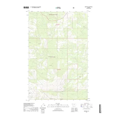 2020 Map of Murr Peak, 2020 Print