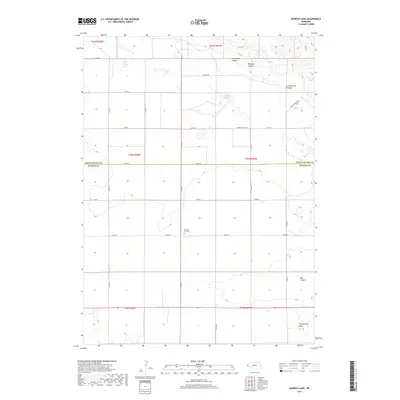 2017 Map of Murray Lake, 2017 Print