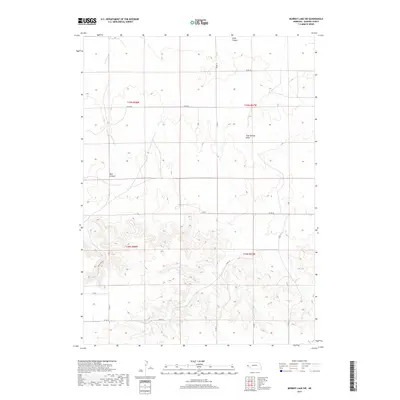 2017 Map of Murray Lake SW, 2017 Print
