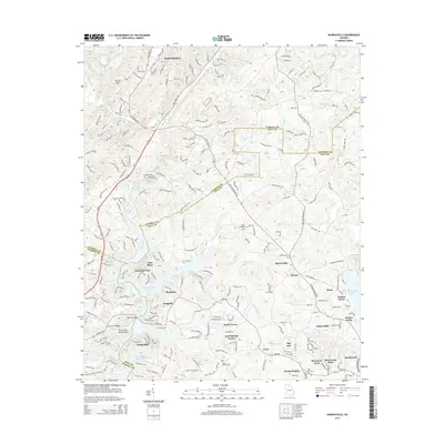 2014 Map of Murrayville, 2014 Print