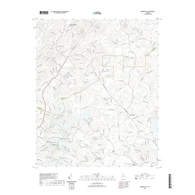 2020 Map of Murrayville, 2020 Print