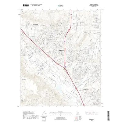 2018 Map of Murrieta, 2018 Print