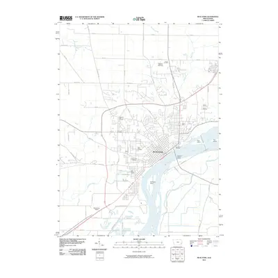 2010 Map of Muscatine, 2010 Print