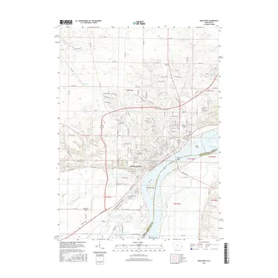 2015 Map of Muscatine, 2015 Print