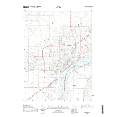 2018 Map of Muscatine, 2018 Print