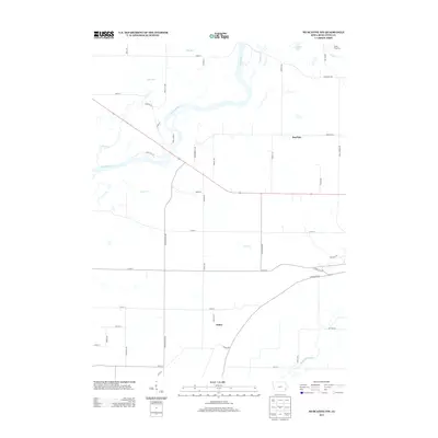 2013 Map of Muscatine NW, 2013 Print