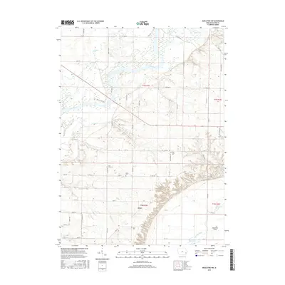 2015 Map of Muscatine NW, 2015 Print