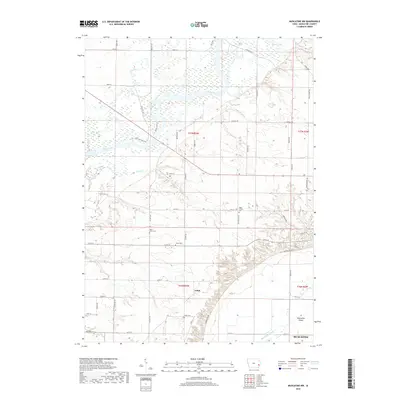 2018 Map of Muscatine NW, 2018 Print