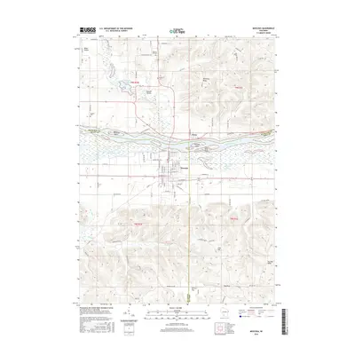 2016 Map of Muscoda, 2016 Print
