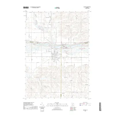 2018 Map of Muscoda, 2018 Print