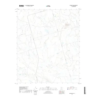 2019 Map of Mushaway Peak, 2019 Print