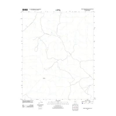 2011 Map of Music Mountains NE, 2011 Print
