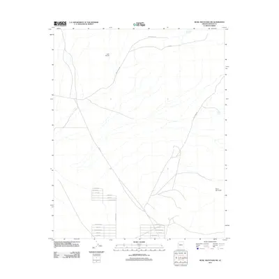 2011 Map of Music Mountains NW, 2011 Print