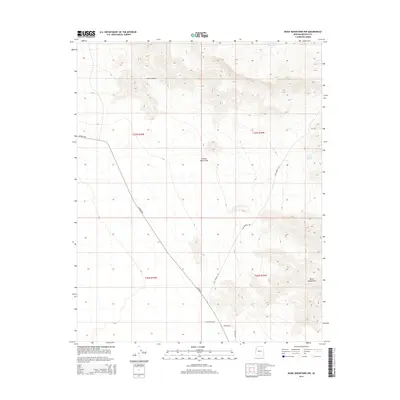 2014 Map of Music Mountains NW, 2014 Print