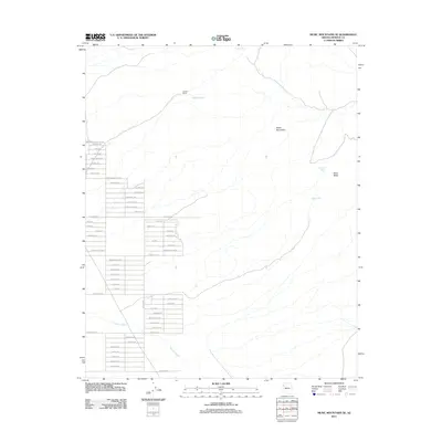 2011 Map of Music Mountains SE, 2011 Print