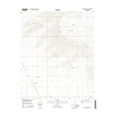 2014 Map of Music Mountains SE, 2014 Print
