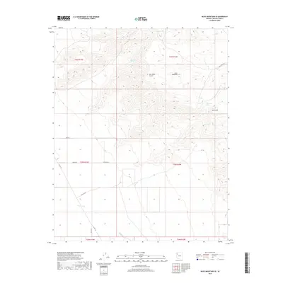 2018 Map of Music Mountains SE, 2018 Print