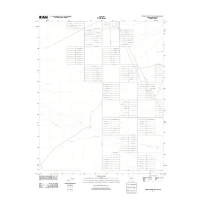 2011 Map of Music Mountains SW, 2011 Print