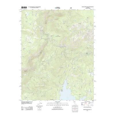 2012 Map of Musick Mountain, 2012 Print
