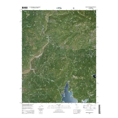 2015 Map of Musick Mountain, 2015 Print