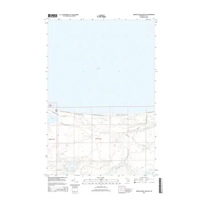2014 Map of Muskallonge Lake East, 2014 Print