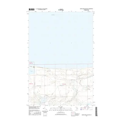 2017 Map of Muskallonge Lake East, 2017 Print
