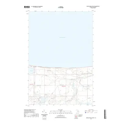 2019 Map of Muskallonge Lake East, 2019 Print