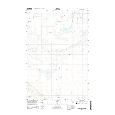 2014 Map of Muskallonge Lake SW, 2014 Print