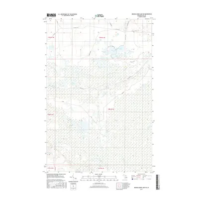 2017 Map of Muskallonge Lake SW, 2017 Print