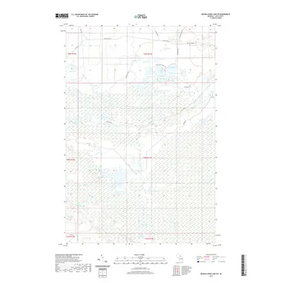 2019 Map of Muskallonge Lake SW, 2019 Print