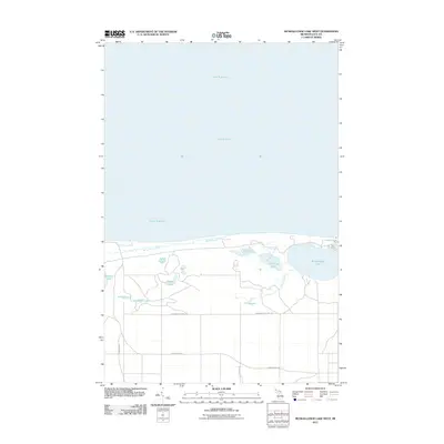 2011 Map of Muskallonge Lake West, 2011 Print