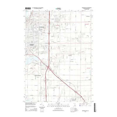 2014 Map of Muskegon East, 2014 Print