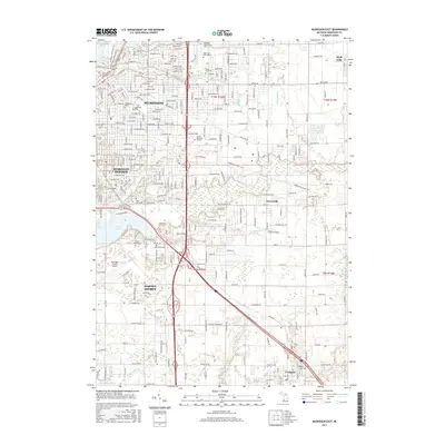 2017 Map of Muskegon East, 2017 Print
