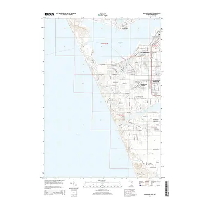 2014 Map of Muskegon West, 2014 Print